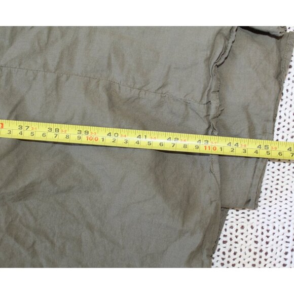 Xirena Kynsley Poplin Midi Dress Army Green M Pockets Cotton Adjustable Straps - Picture 4 of 12